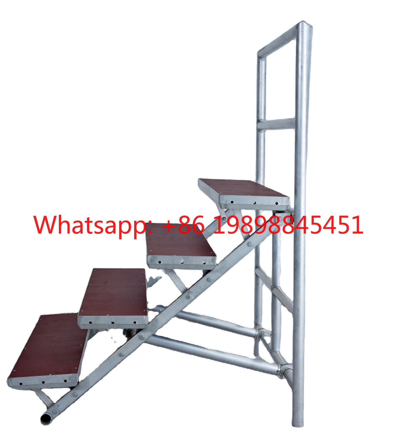Backdrop Stand Kit - Easy Install Folding Aluminum Choral Riser