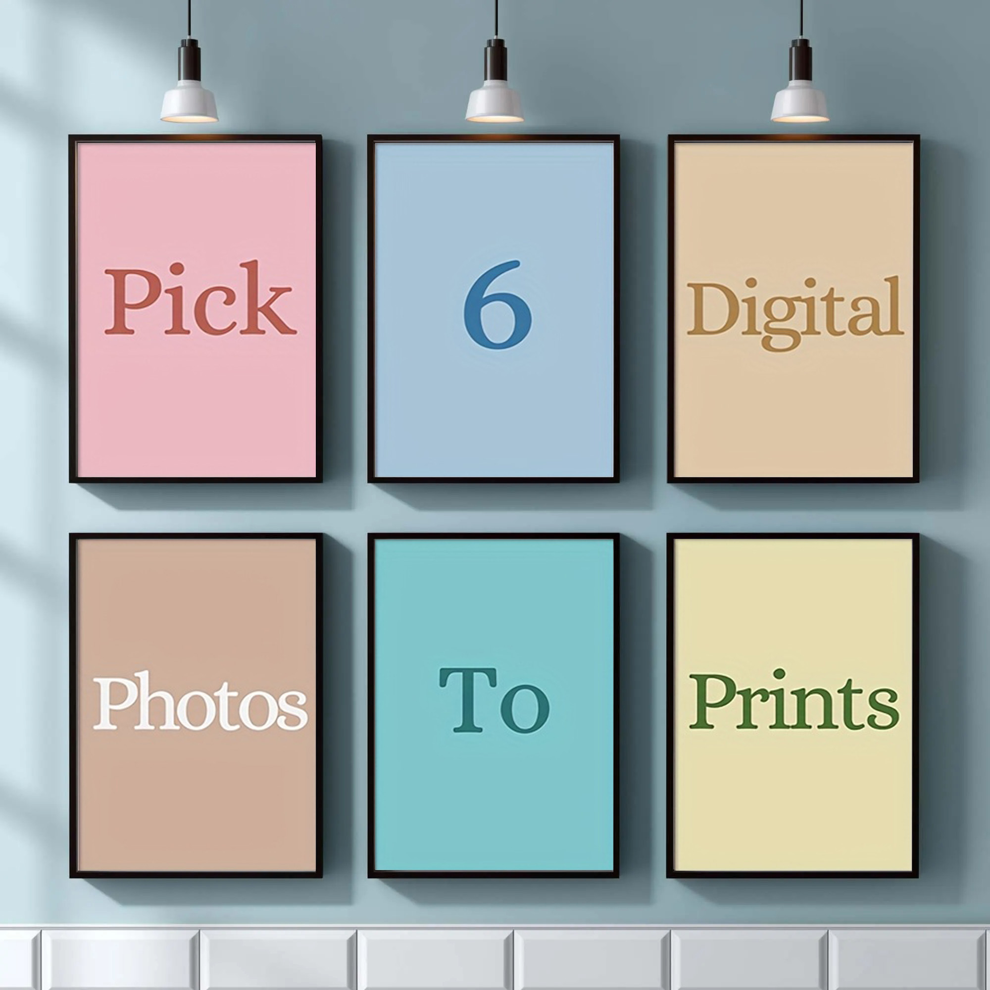 Photography Life - 4/5/6pcs Custom Canvas Printing Personalized Photo