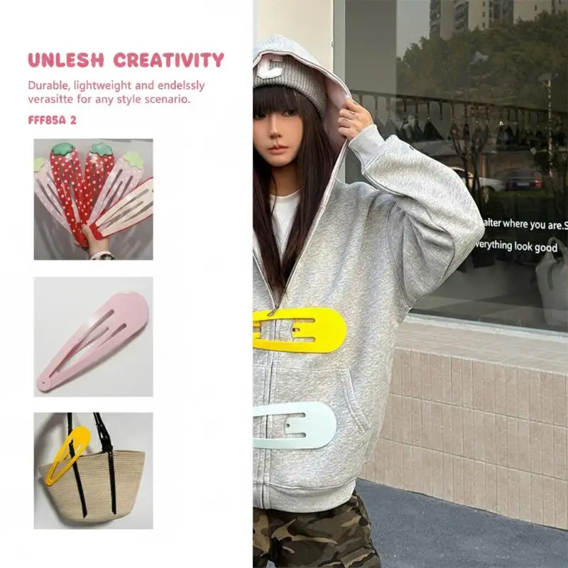 Photography Life - Funny Extra-large Hair Clips Polka Dot