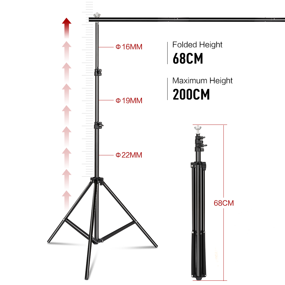 SH Nền Chụp Ảnh Đứng Studio Ản - đánh giá và giá Backdrop Stand Kit