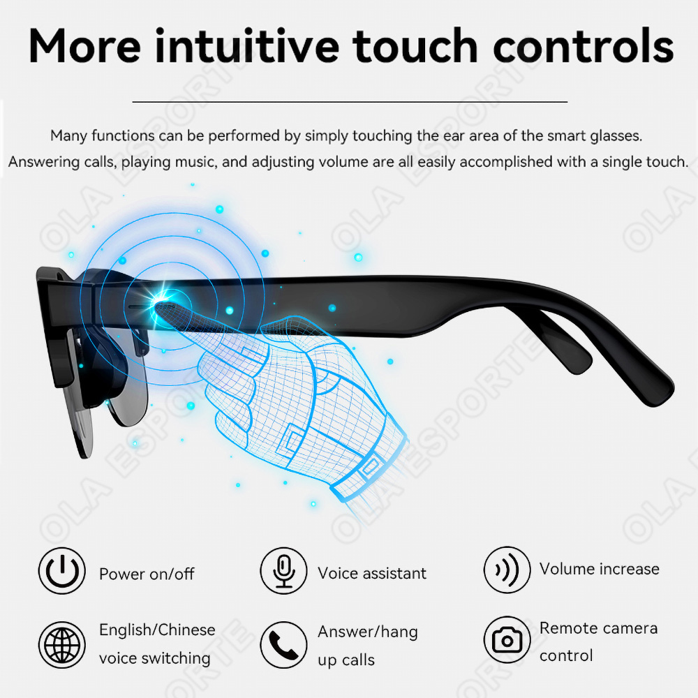 NEW Smart Glasses V5.3 Bluetoo - đánh giá và giá Photography Outdoor