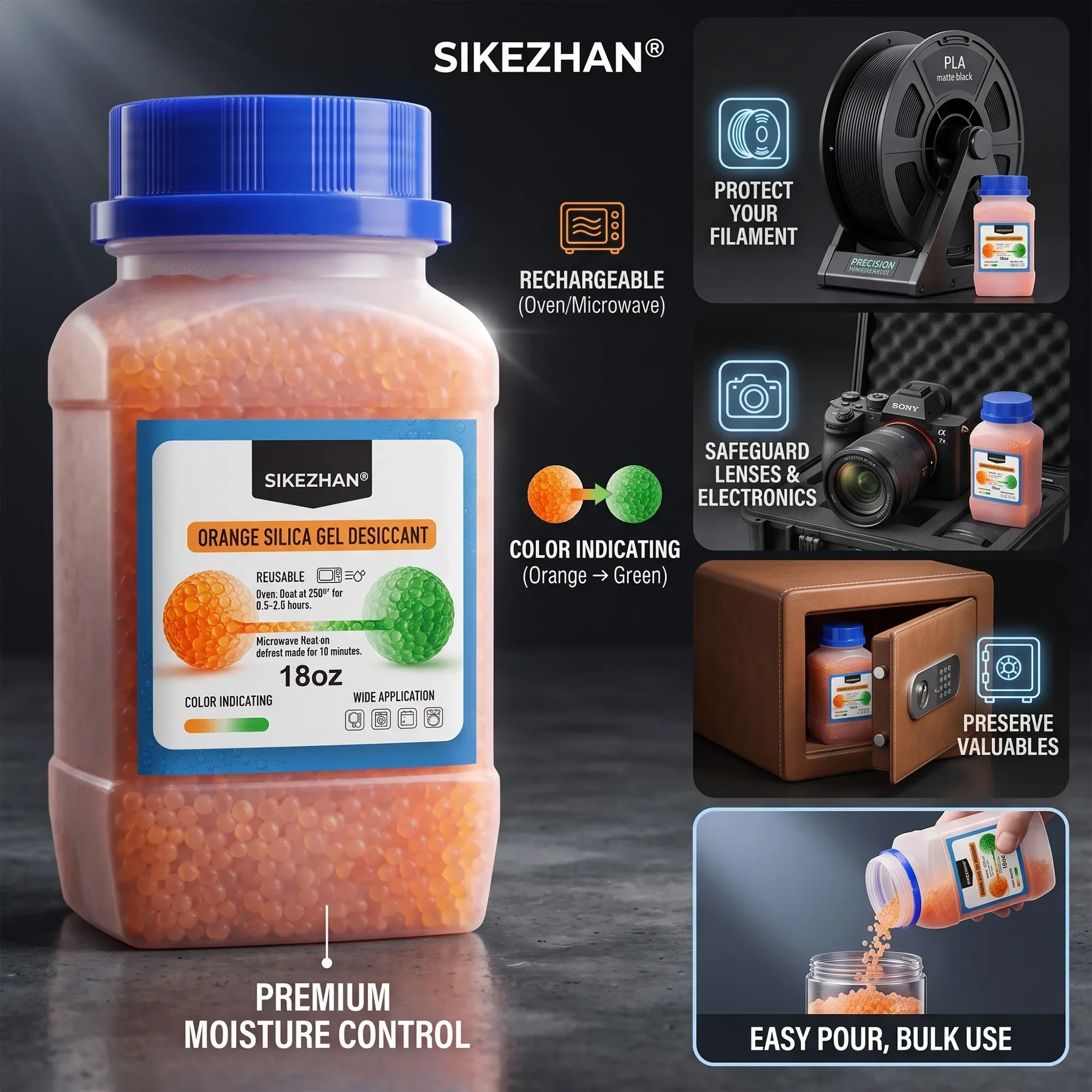 3D Printer Filament Desiccant  - đánh giá và giá Camera Dry Cabinet