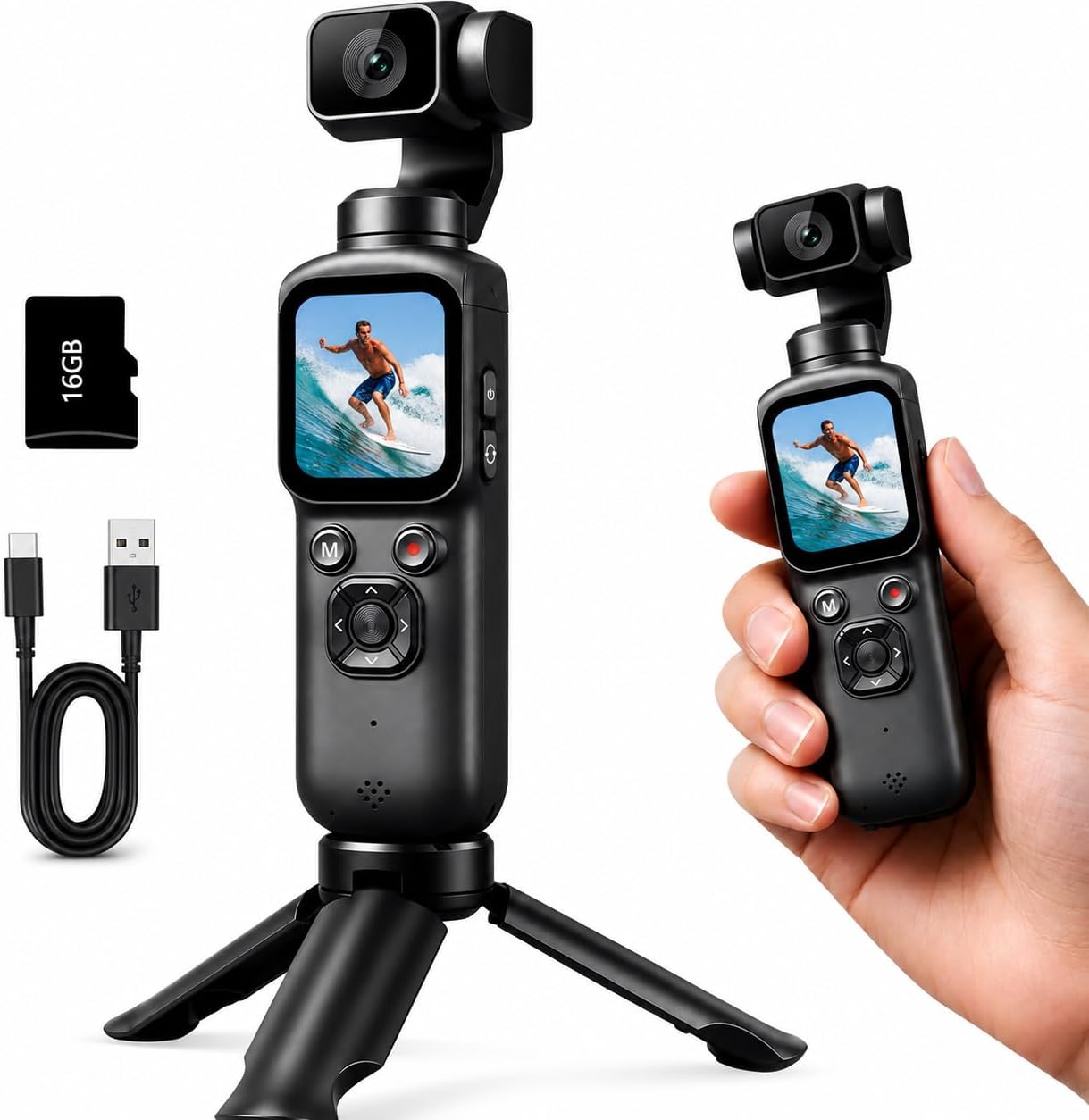 4K Handheld Gimbal Vlogging Ca - đánh giá và giá Photography Term