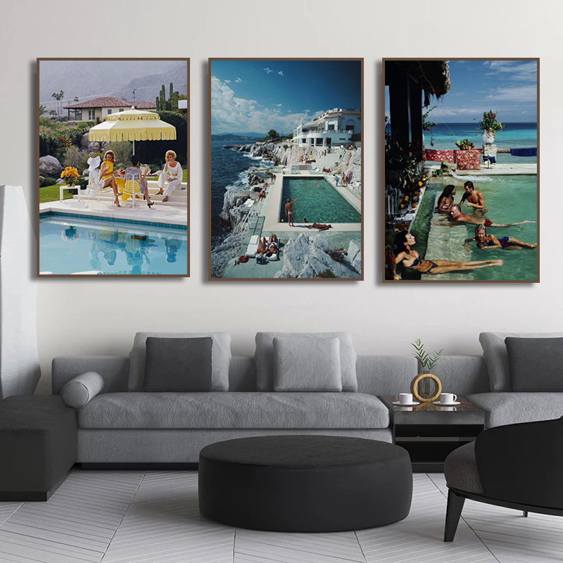 Slim Aarons Speedboat Landing  - đánh giá và giá Photography Vintage