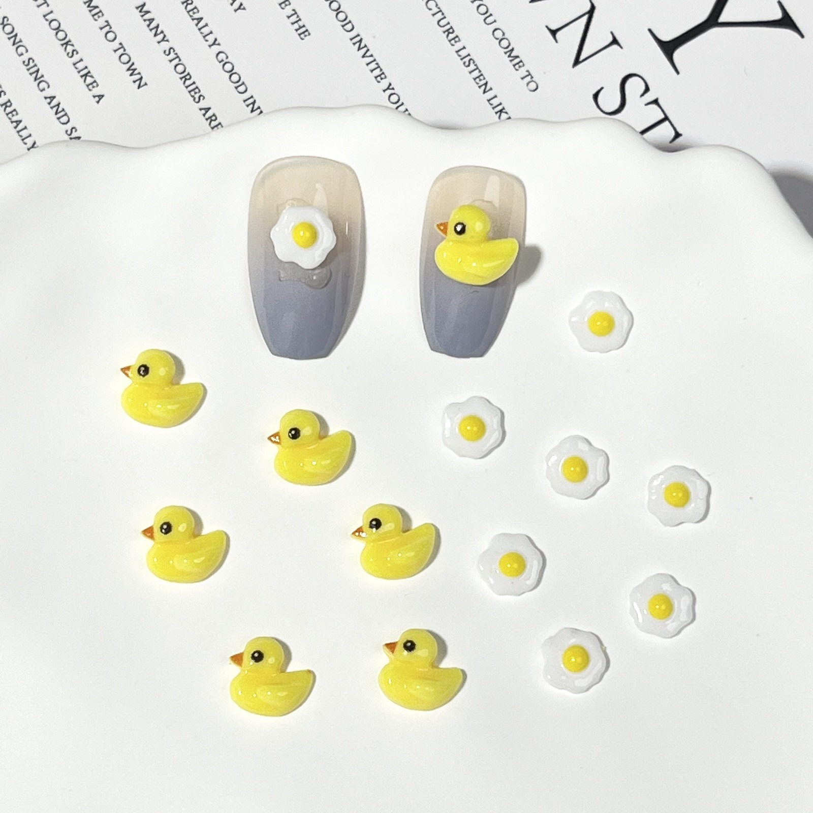 20pcs Cute Cartoon Yellow Mini - đánh giá và giá Photography Yellow