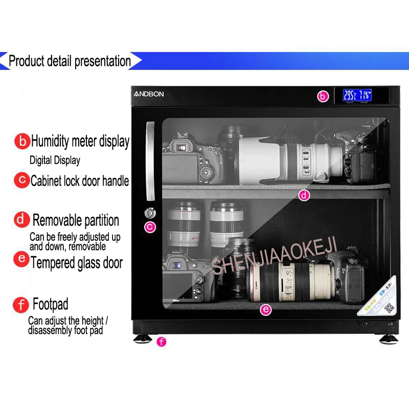 80L Electronic moistureproof b - đánh giá và giá Camera Dry Cabinet