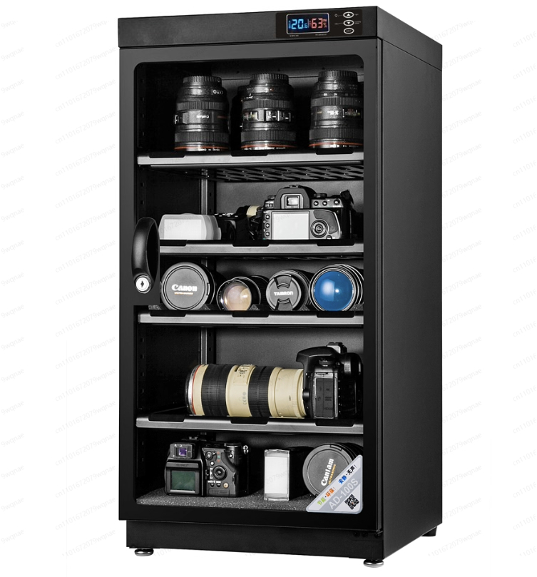 AD-100S Electronic Humidity Co - đánh giá và giá Camera Dry Cabinet