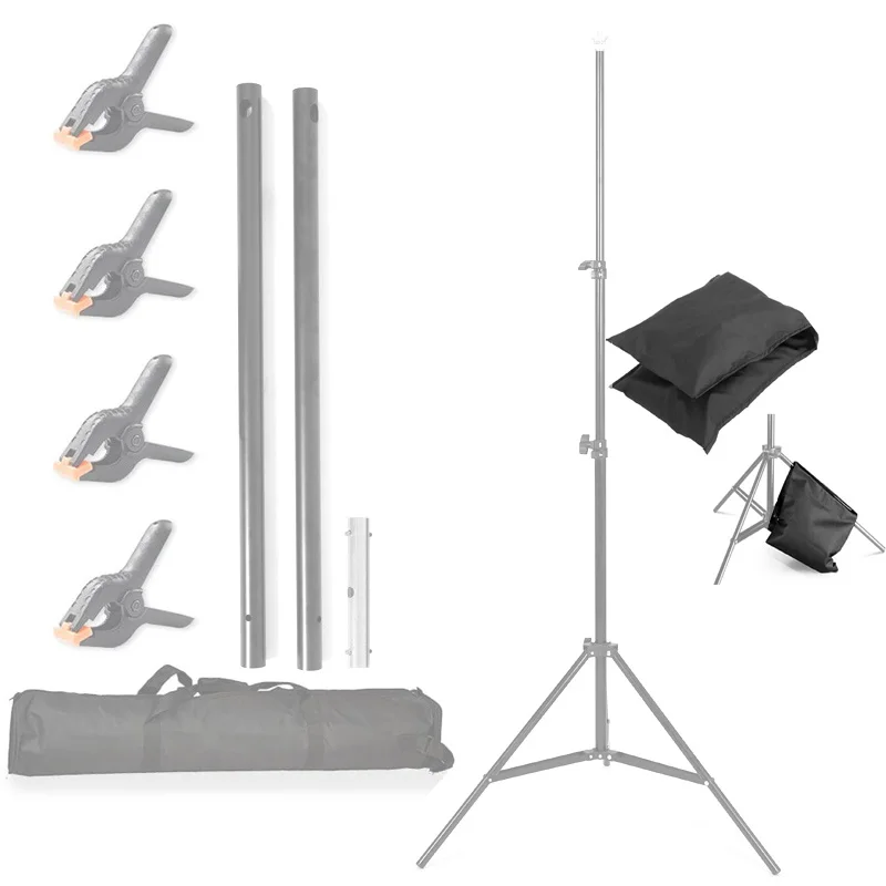 Lightdow Photography Weight Cl - đánh giá và giá Backdrop Stand Kit