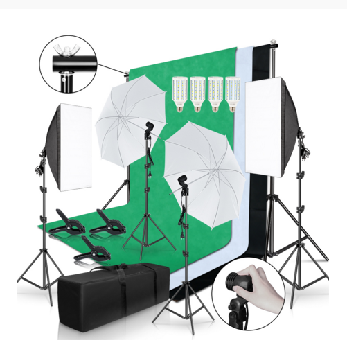 Gold Seller Full Set Photograp - đánh giá và giá Backdrop Stand Kit