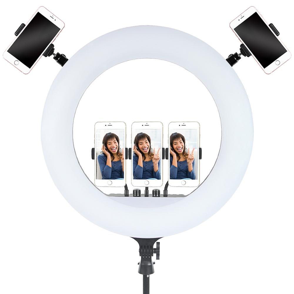 Fusitu FT-54 LED Ring Light Di - đánh giá và giá Photography Umbrella Lighting Kit