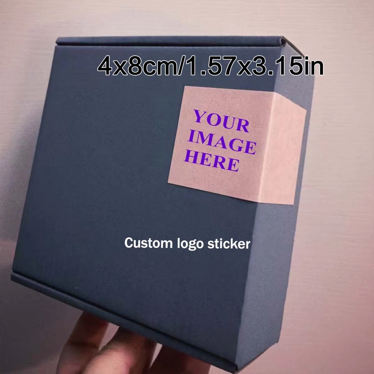 Custom Rectangular Stickers –  - đánh giá và giá Photography Logo