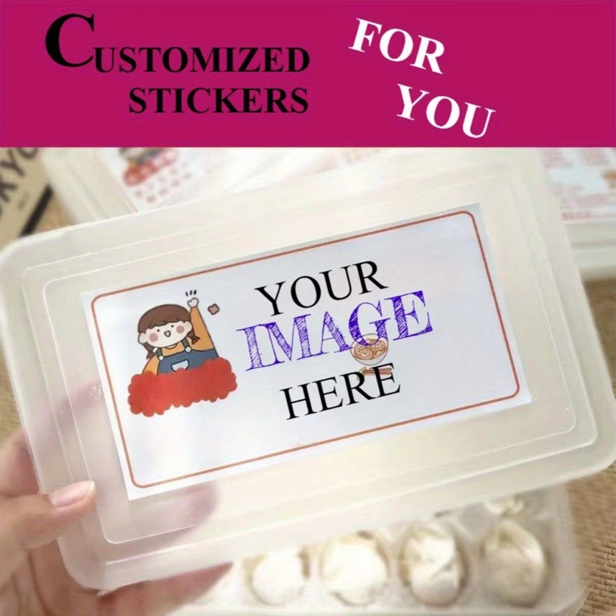 Custom Rectangular Stickers –  - đánh giá và giá Photography Logo