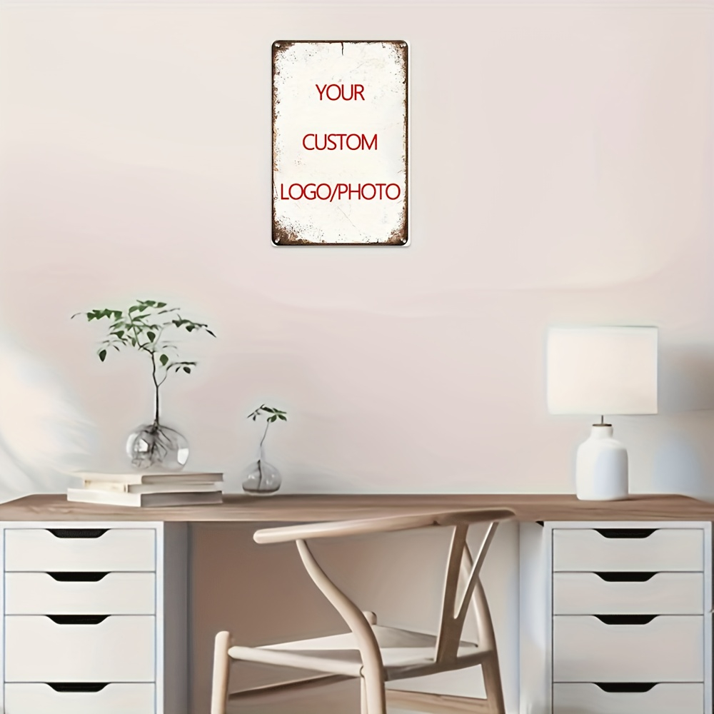Custom Metal Tin Sign Personal - đánh giá và giá Photography Logo
