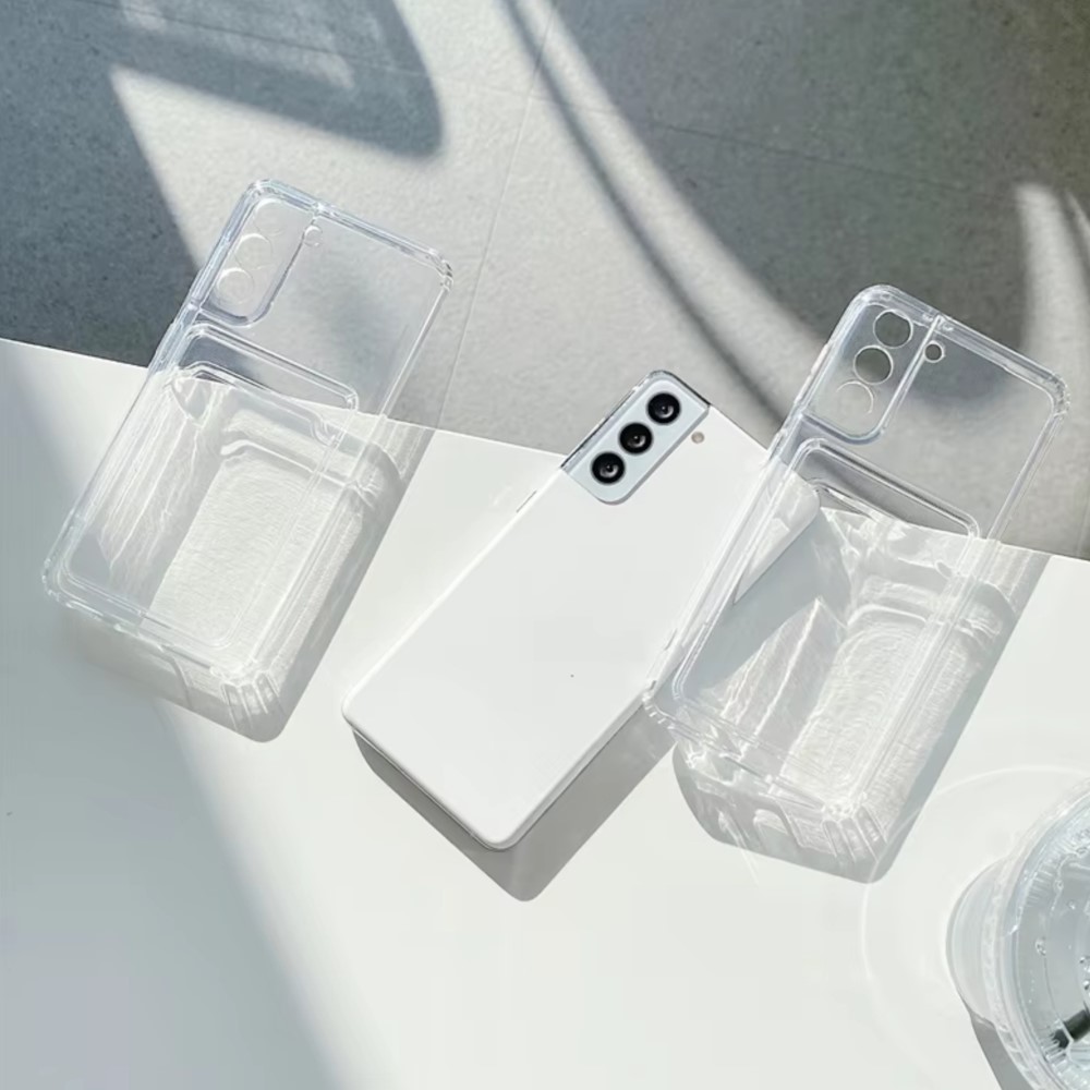 Clear Silicone Card Slot Holde - đánh giá và giá Lens Case Pouch