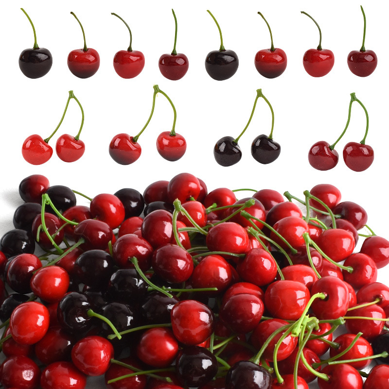10Pcs Artificial Cherry Fake F - đánh giá và giá Photography Of Food