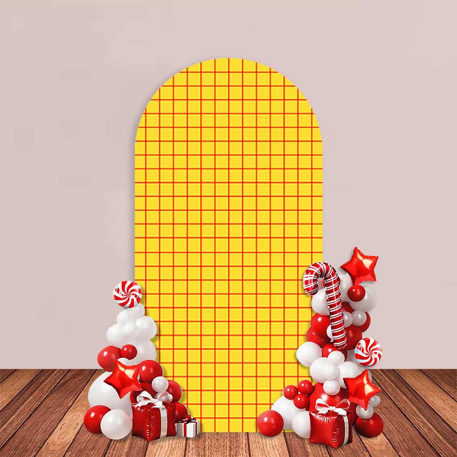 Happy Birthday Arch Backdrop C - đánh giá và giá Photography Yellow