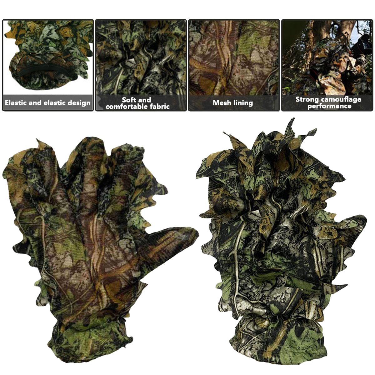3D Camouflage Leaf Hunting Glo - đánh giá và giá Photography Training