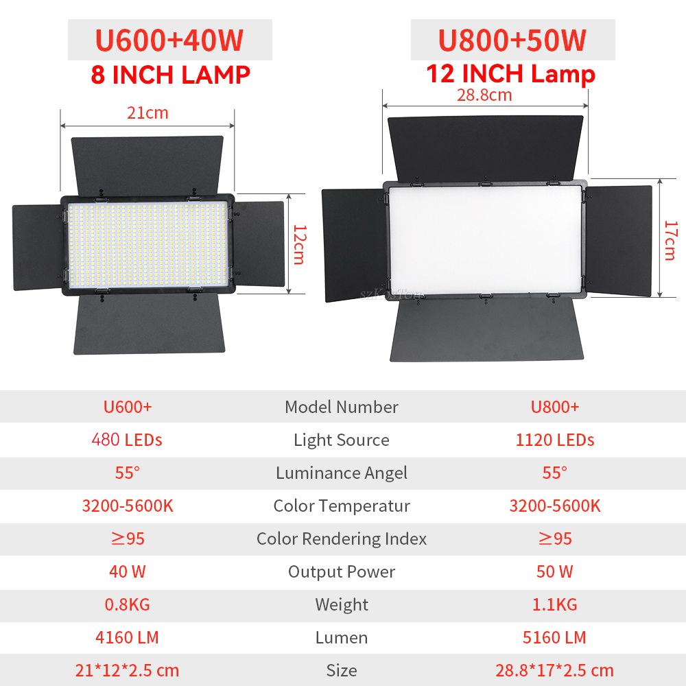 U800 U600 Đèn LED Chụp Ảnh Phò - đánh giá và giá Photography Umbrella Lighting Kit